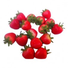 20 Artificial Ornament Red Strawberry-Fake Fruit F9J6 192090574636  173043985388